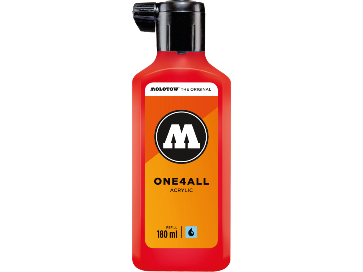 MOLOTOW ONE4ALL REFILL 180ML 243 CHERRY RED 1