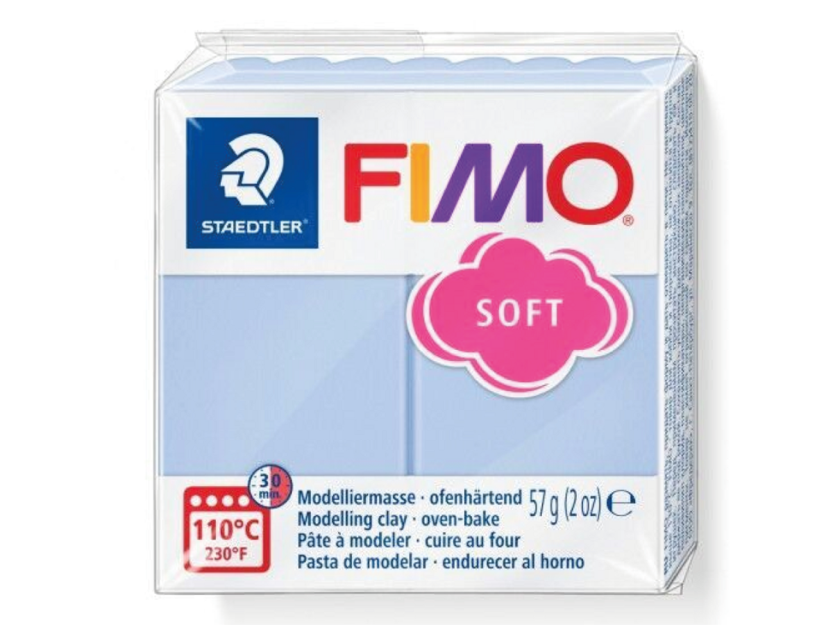 FIMO SOFT BOETSEERKLEI 57GRAM SENERITY BLUE 1
