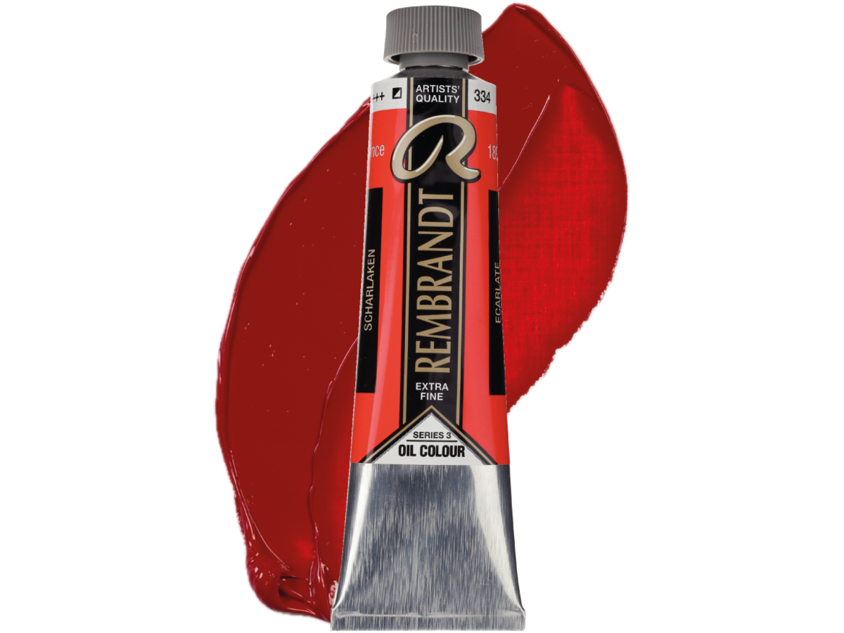 TALENS REMBRANDT ÖLFARBE 40ML SCHARLACH 334 1