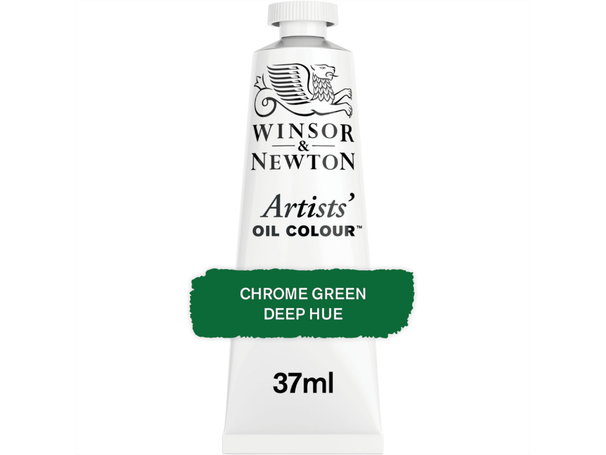 WINSOR & NEWTON ARTISTS ÖLFARBE 37ML 147 CHROMGRÜN DUNKEL FARBTON 1