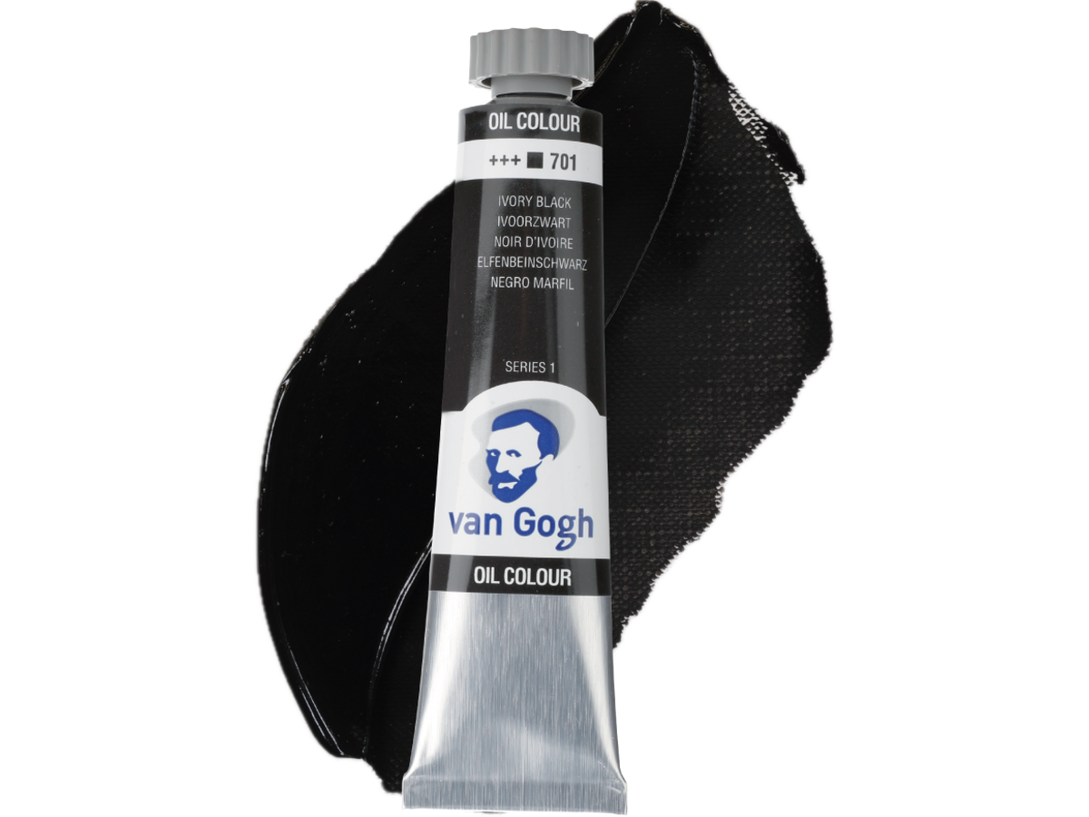 TALENS VAN GOGH ÖLFARBE 20ML S1 ELFENBEINSCHWARZ 701 1