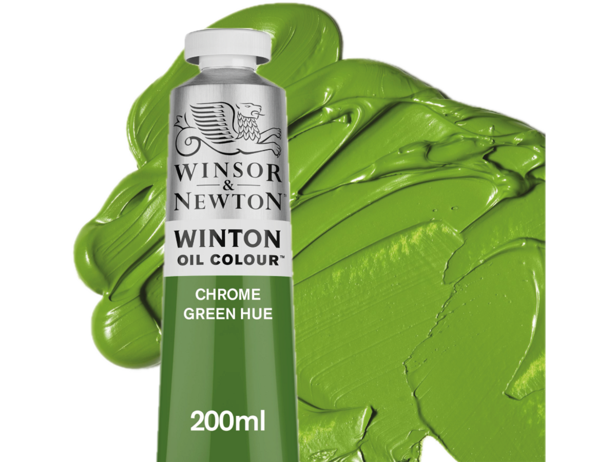 WINSOR & NEWTON WINTON 200ML S1 145 CHROME GREEN HUE 1