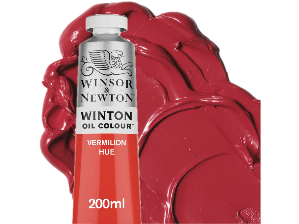 WINSOR & NEWTON WINTON 200ML S2 682 VERMILLION HUE 1