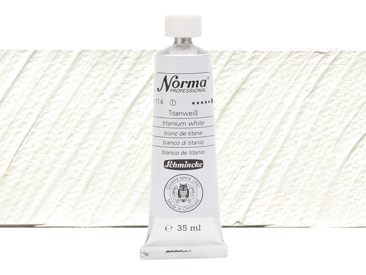 SCHMINCKE NORMA ÖLFARBE 35ML S1 114 TITANWEIß 1