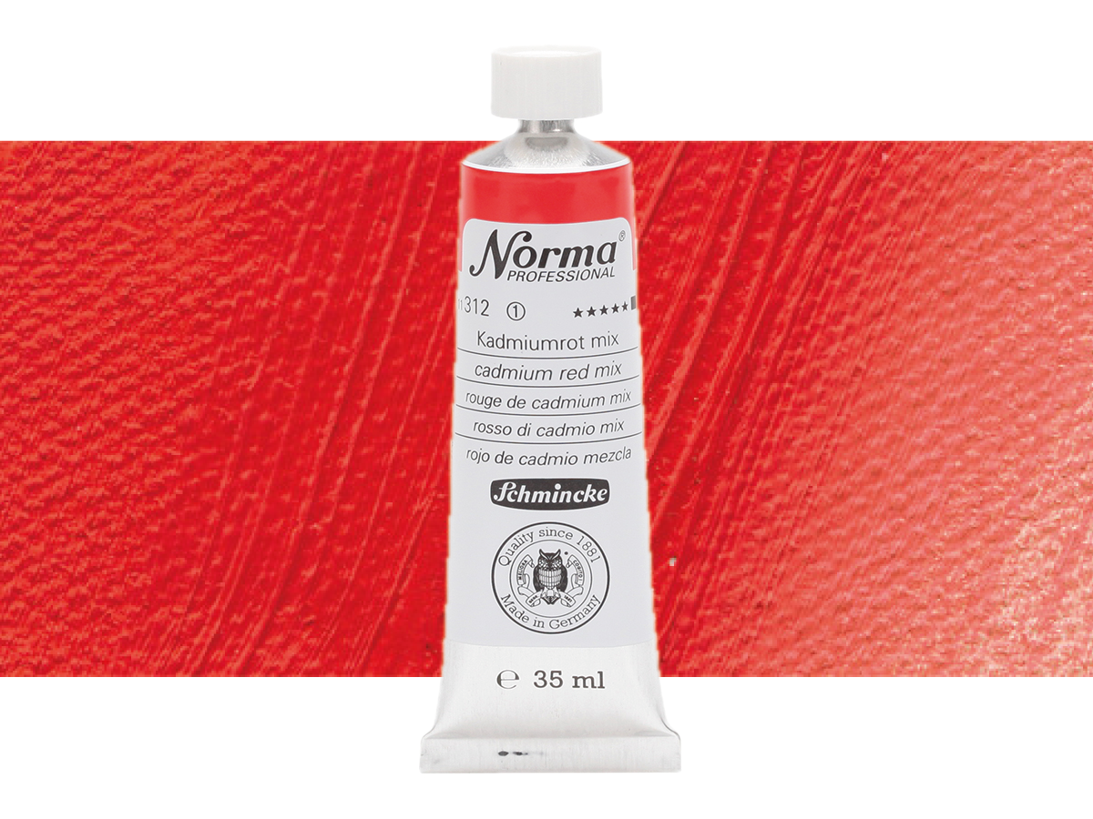 SCHMINCKE NORMA ÖLFARBE  35ML S1 312 KADMIUMROT MIX 1