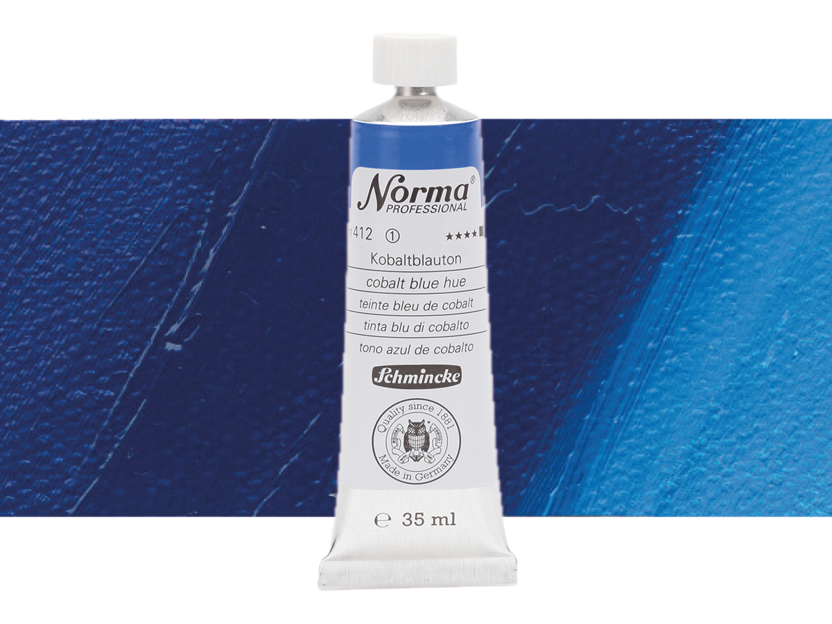 SCHMINCKE NORMA ÖLFARBE  35ML S1 412 KOBALBLAUTON 1