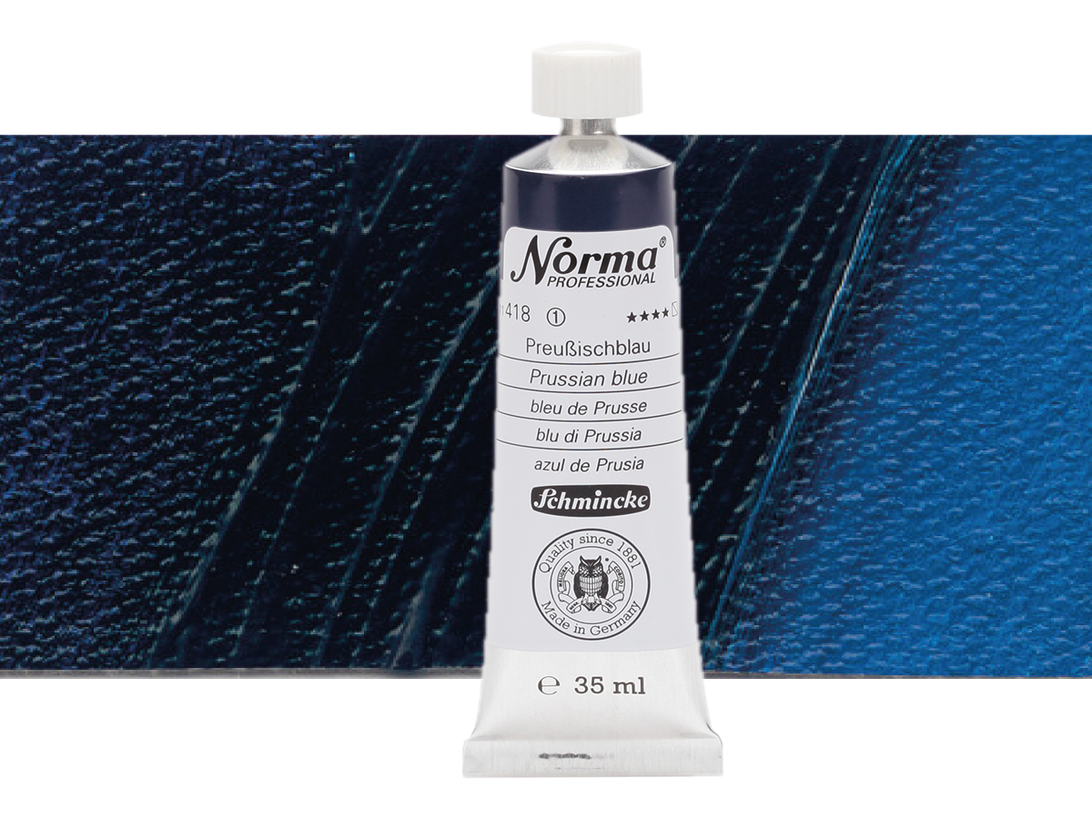 SCHMINCKE NORMA ÖLFARBE 35ML S1 418 PREUSSISCHBLAU 1