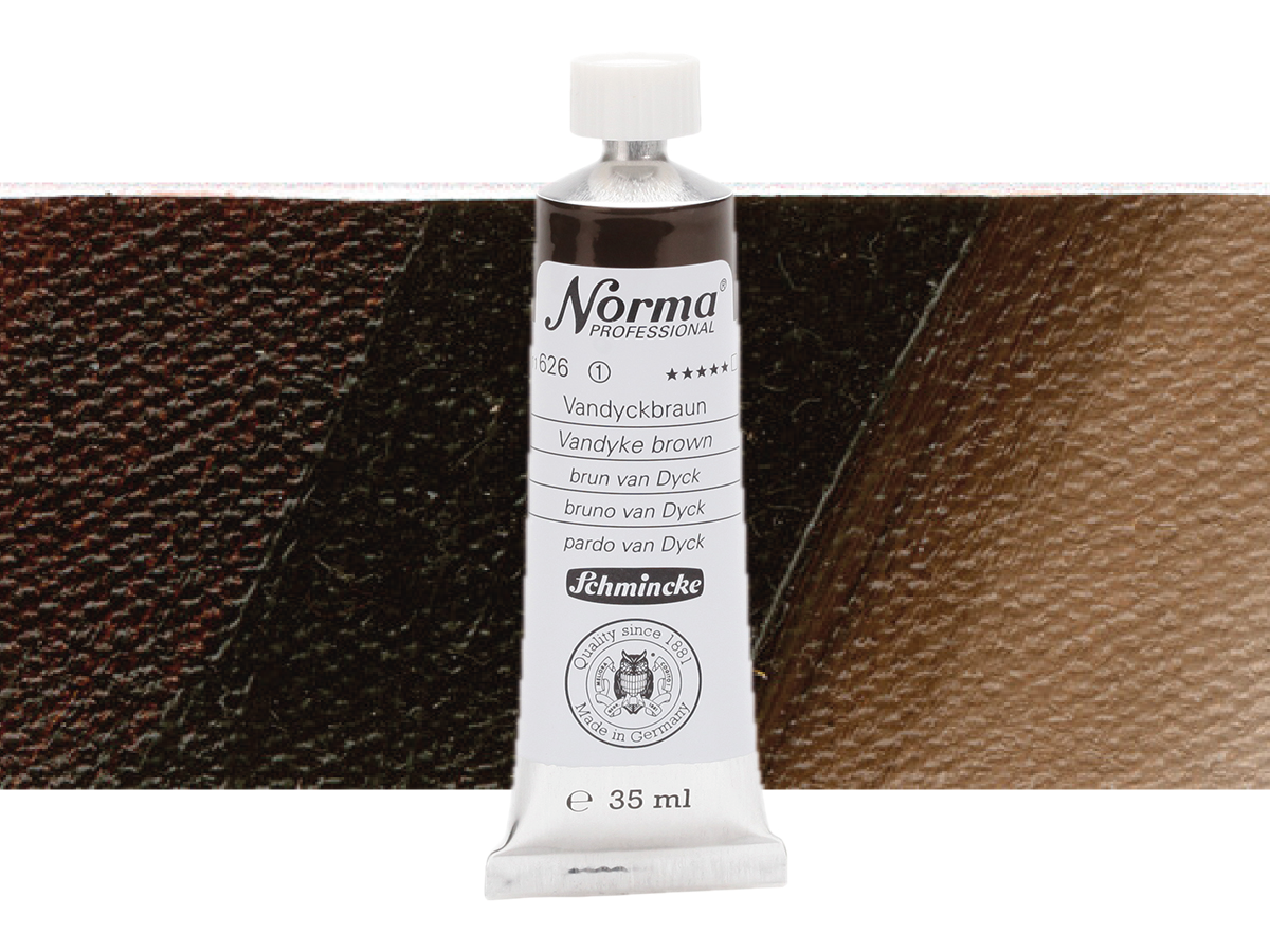 SCHMINCKE NORMA ÖLFARBE  35ML S1 626 VANDYCKBRAUN 1