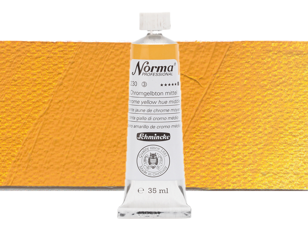 SCHMINCKE NORMA ÖLFARBE 35ML S3 230 CHROMGELB 1
