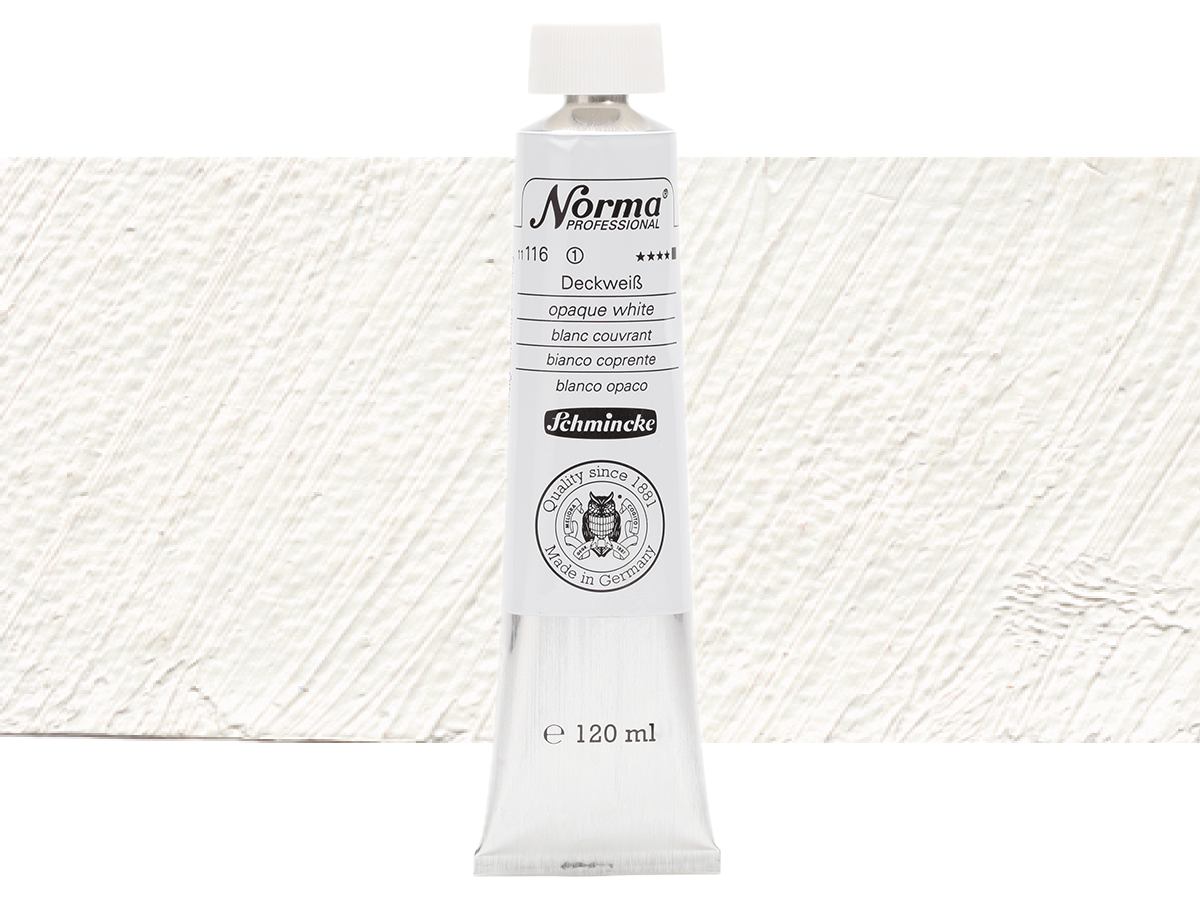SCHMINCKE NORMA ÖLFARBE 116 120ML S1 DECKWEISS 1