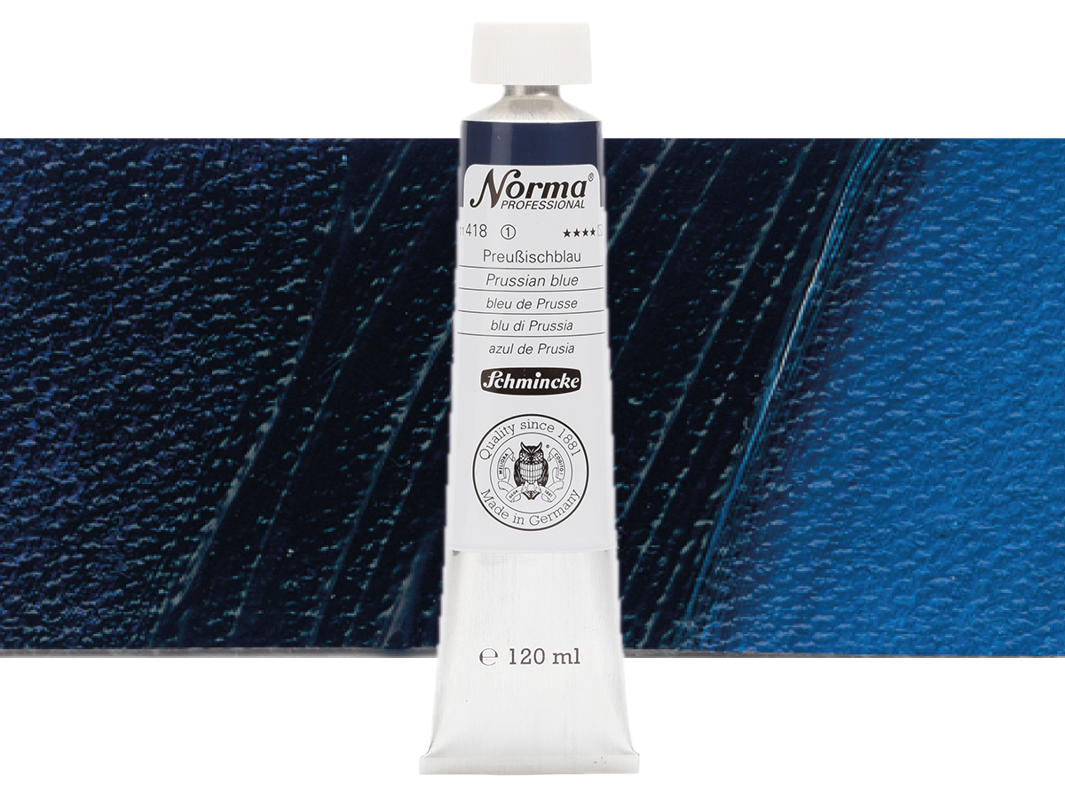 SCHMINCKE NORMA ÖLFARBE 418 120ML S1 PREUSSISCH BLAU 1