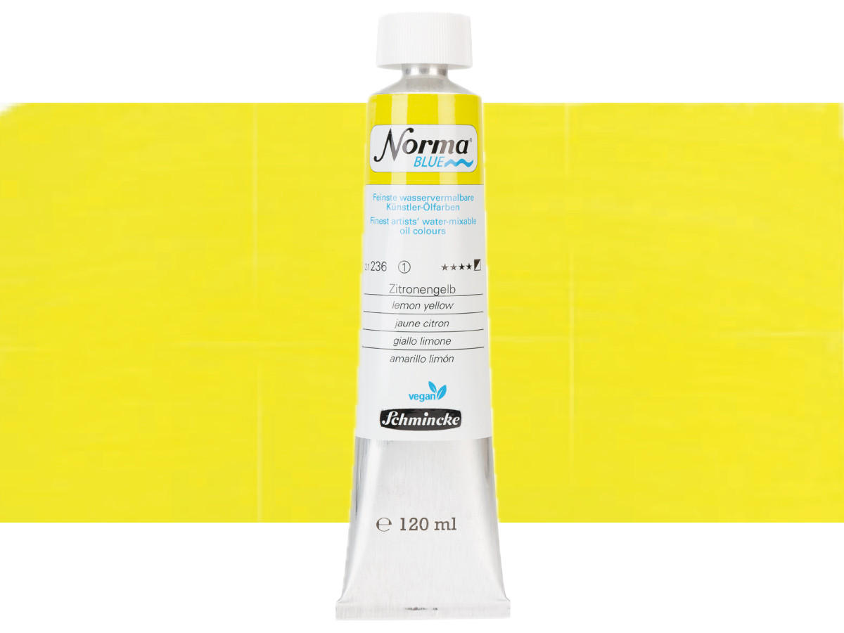 SCHMINCKE NORMA BLUE 120ML S1 236 LEMON YELLOW 1