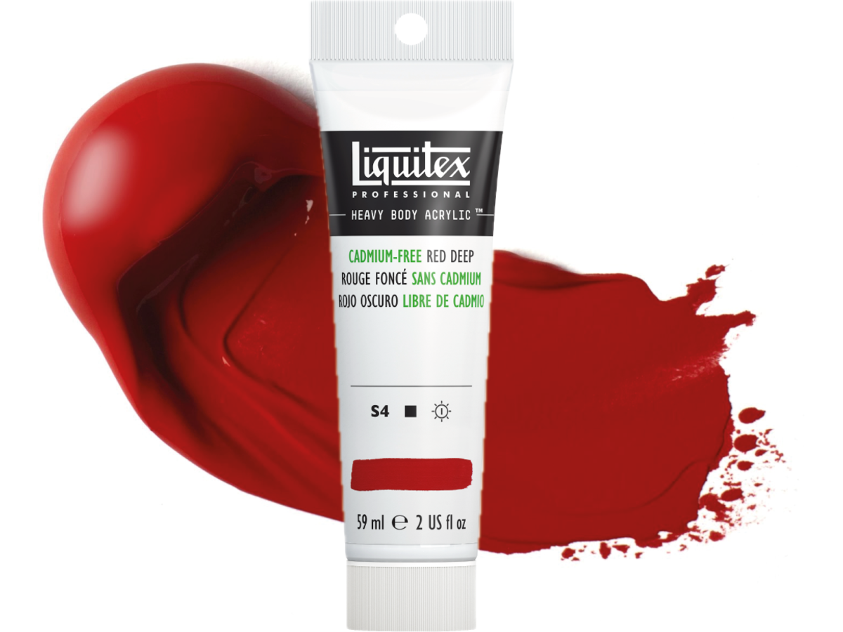 LIQUITEX HEAVY BODY 59ML 895 KADMIUM FREI ROT DUNKEL 1