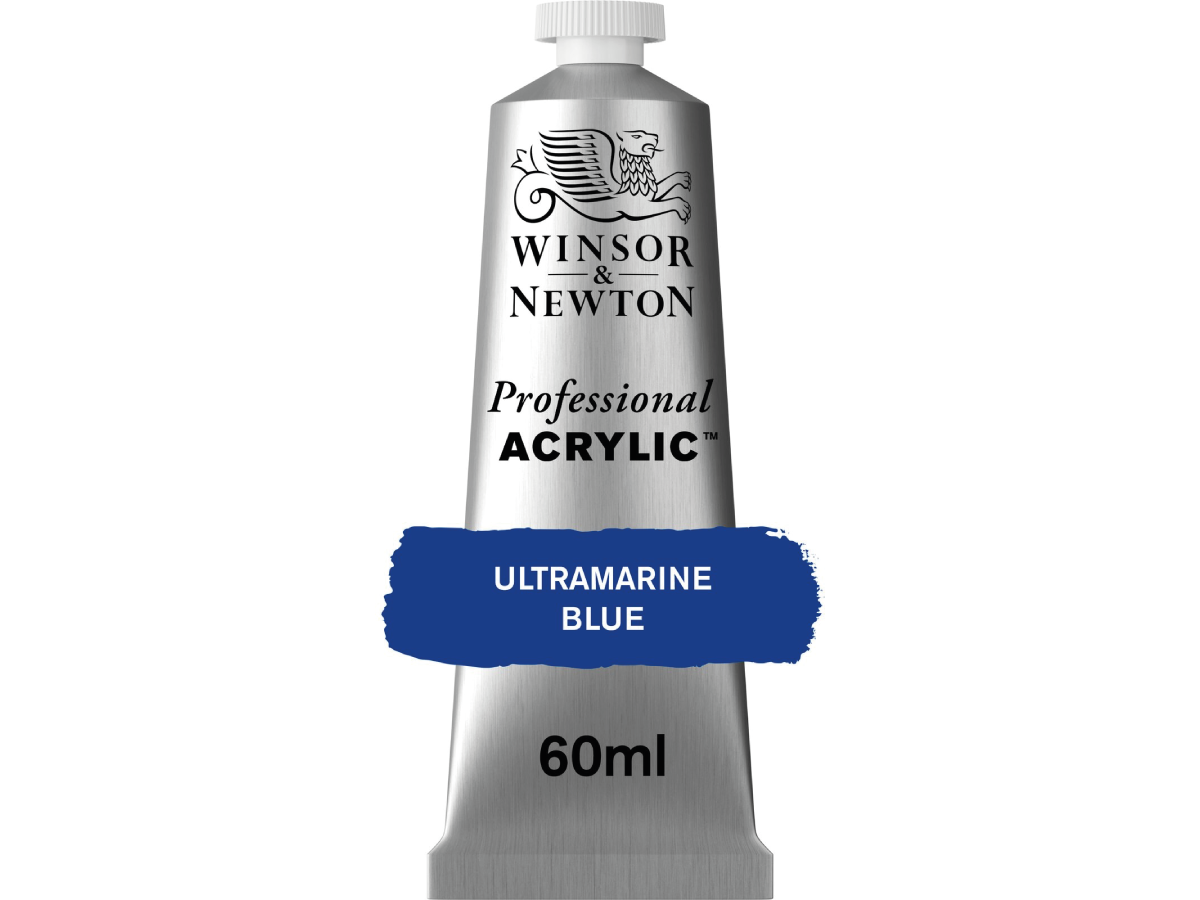 WINSOR & NEWTON PROFESSIONAL ACRYLIC 60ML 664 ULTRAMARINE BLUE 1