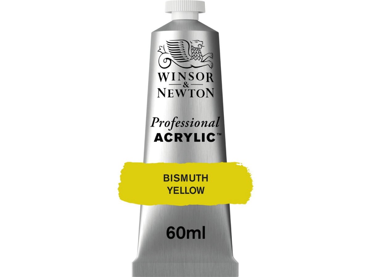WINSOR & NEWTON PROFESSIONAL ACRYLIC 60ML 025 BISMUTH YELLOW 1