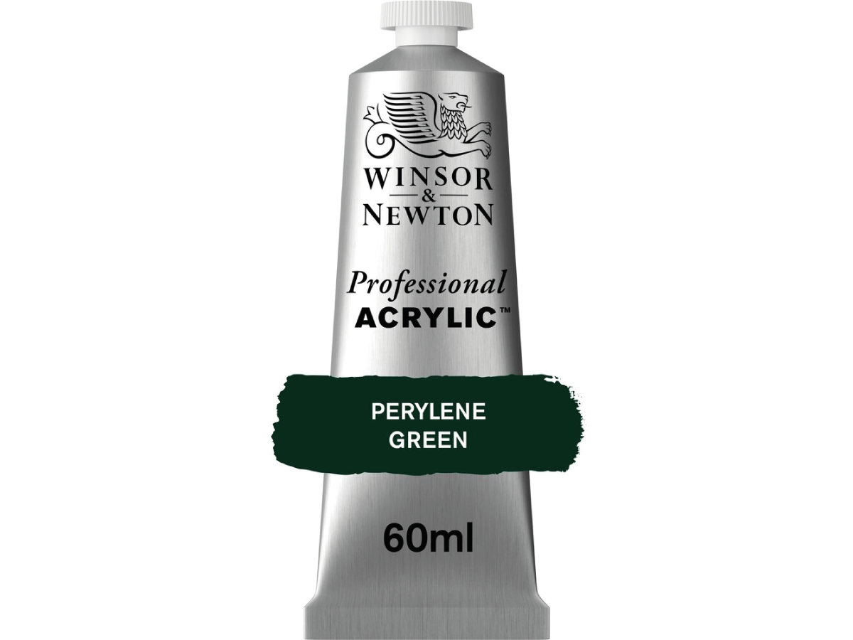 WINSOR & NEWTON PROFESSIONAL ACRYLIC 60ML 460 PERYLENE GREEN 1