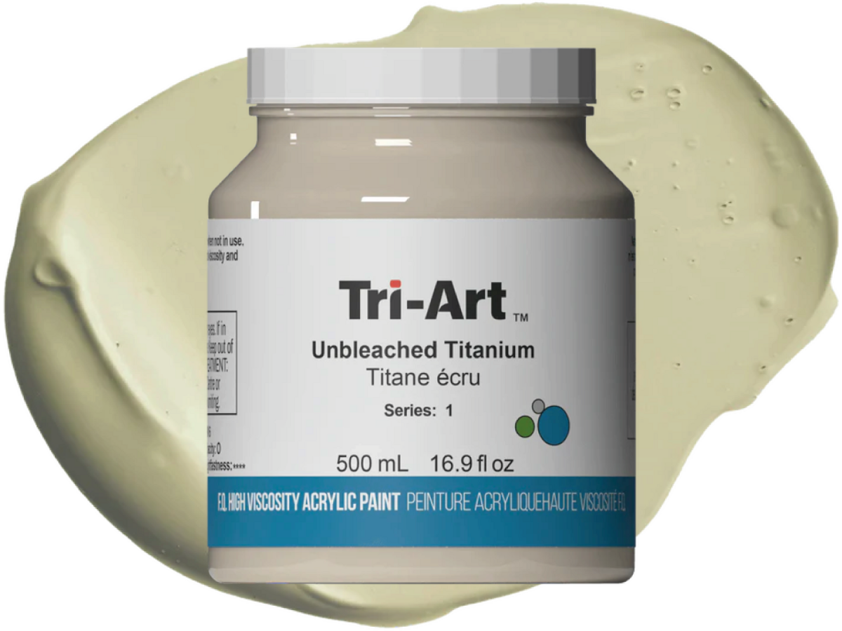 TRI-ART ACRYLFARBE 500ML S1 UNGEBLEICHTES TITAN 1