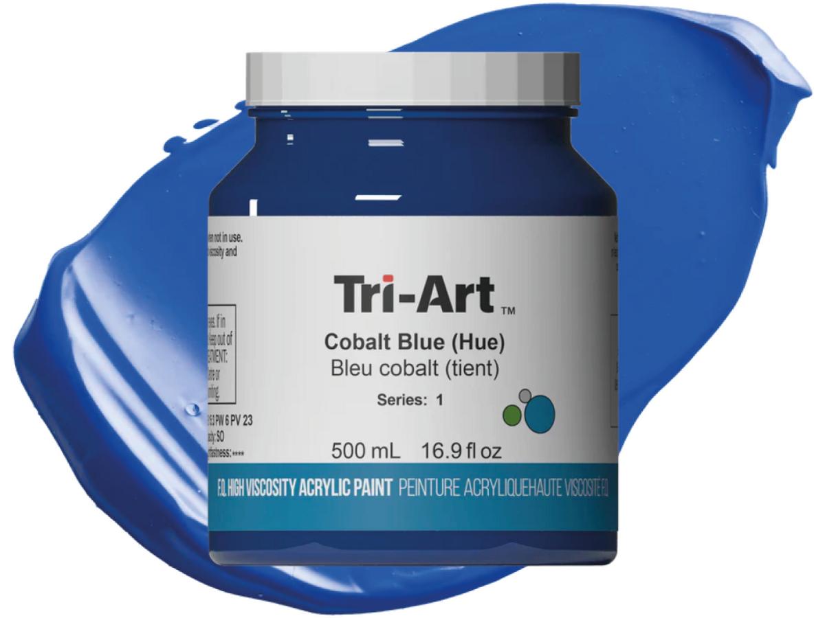 TRI-ART ACRYLFARBE 500ML S2 KOBALTBLAU IMITIERT 205 1