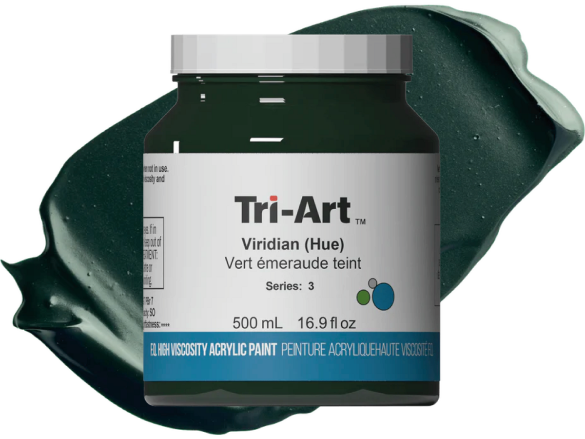 TRI-ART ACRYLFARBE 500ML S3 CHROMOXIDGRÜN FEURIG IMIT. 307 1
