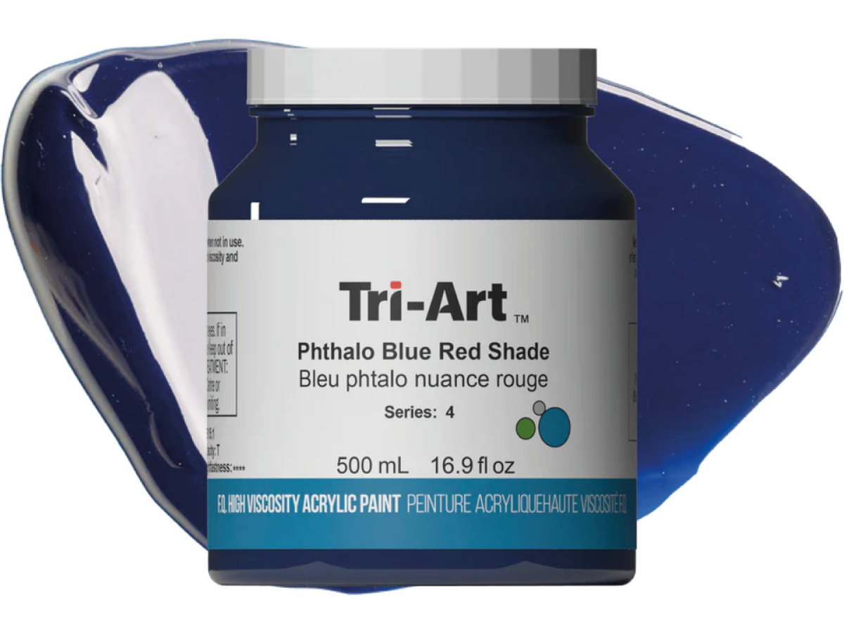 TRI-ART ACRYLFARBE 500ML S4  PHTHALOBLAU RÖTLICH 402 1