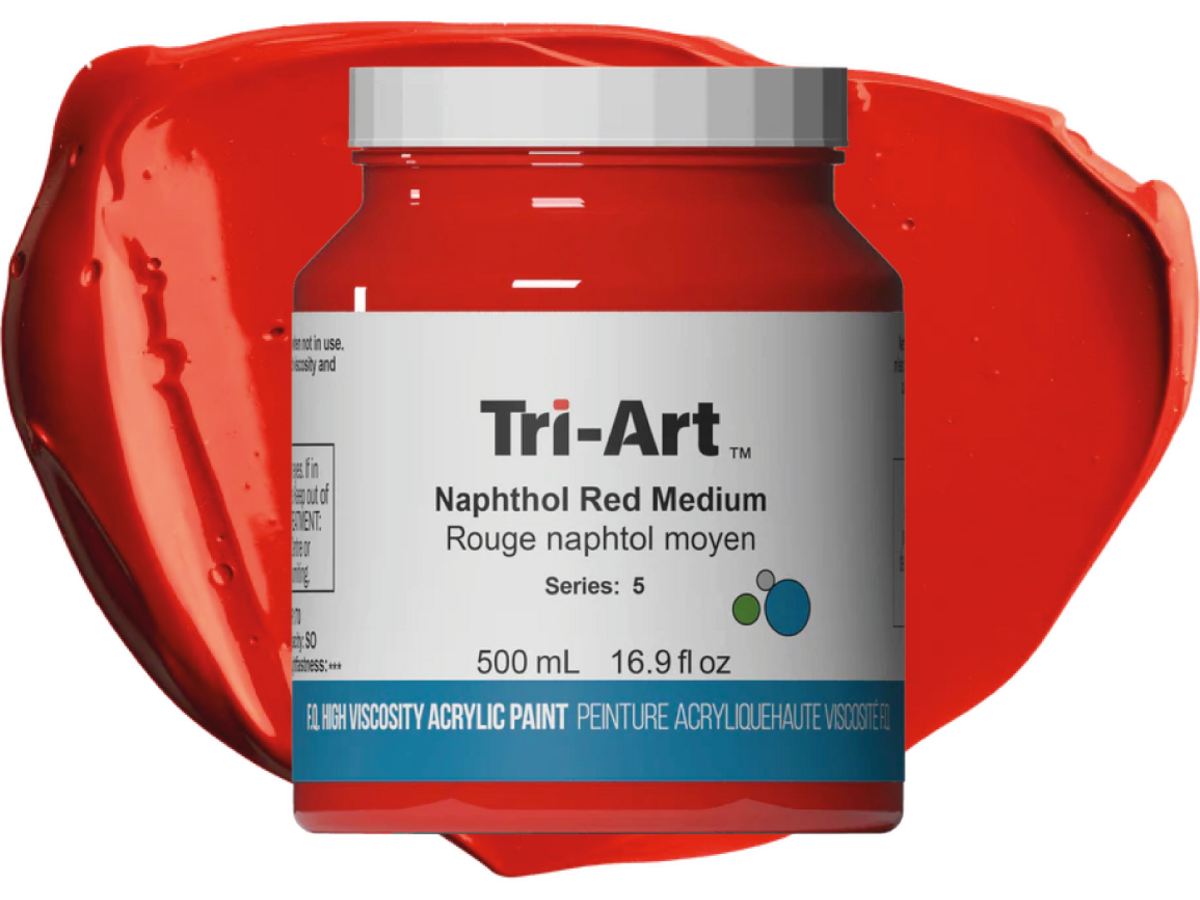 TRI-ART ACRYLFARBE 500ML S5  KADMIUMROT MEDIUM 1