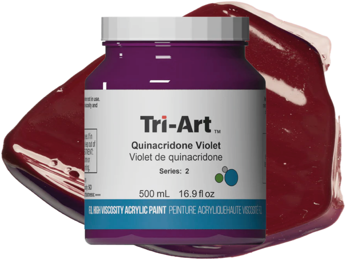 TRI-ART ACRYLFARBE 500ML S6 QUINACRIDONEVIOLETT 1
