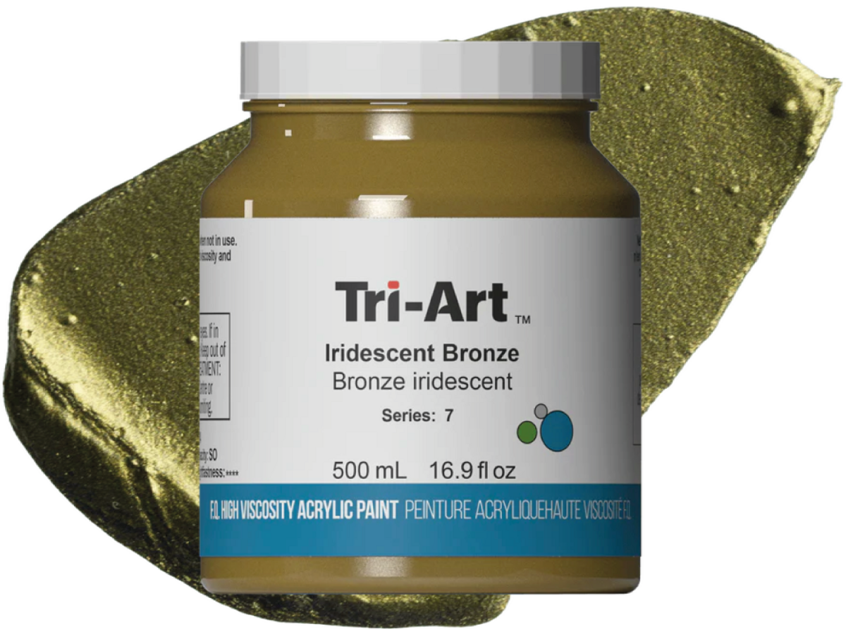 TRI-ART ACRYLFARBE 500ML S7  IRISIERENDE BRONZE 1