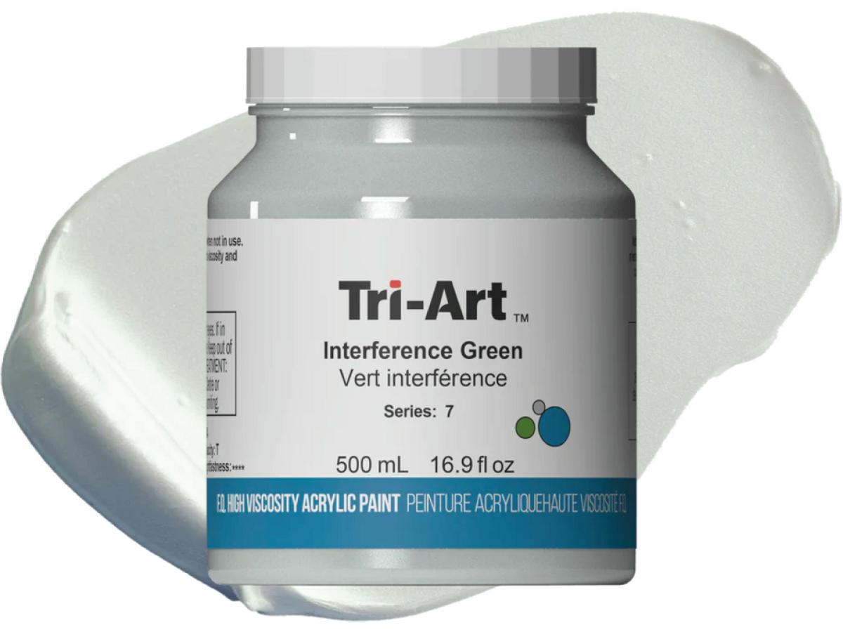 TRI-ART ACRYLFARBE 500ML S7 INTERFERENZ GRÜN 1