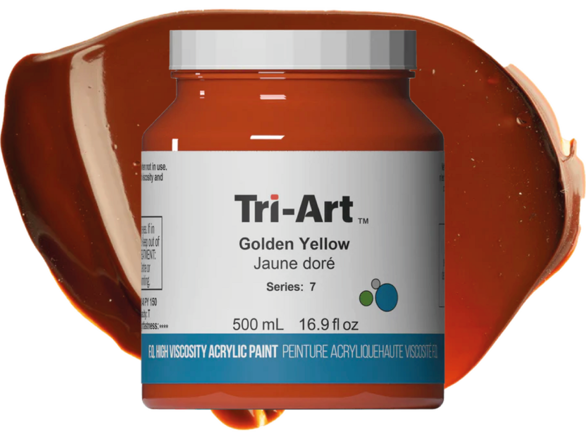 TRI-ART ACRYLFARBE 500ML S7 GOLDEN YELLOW 1