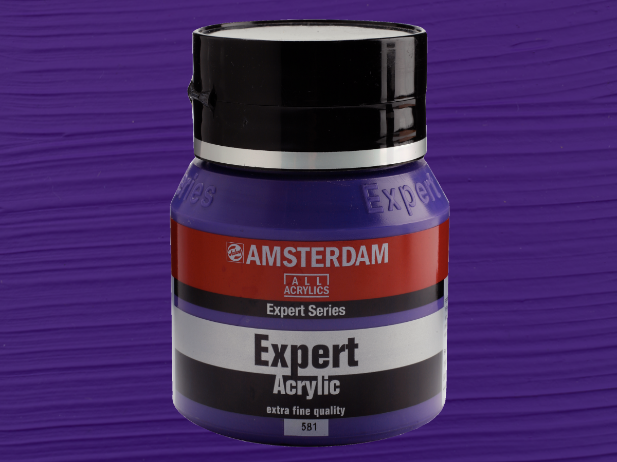 AMSTERDAM EXPERT 400ML 581 SERIE 3 PERMANENT BLAUVIOLETT DECKEND 1