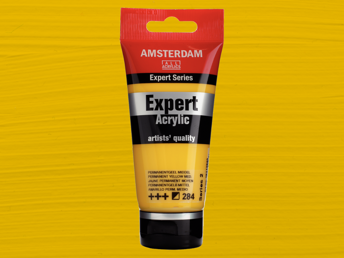 AMSTERDAM EXPERT 75ML 284 SERIE 2 PERMANENT GELB MITTEL 1