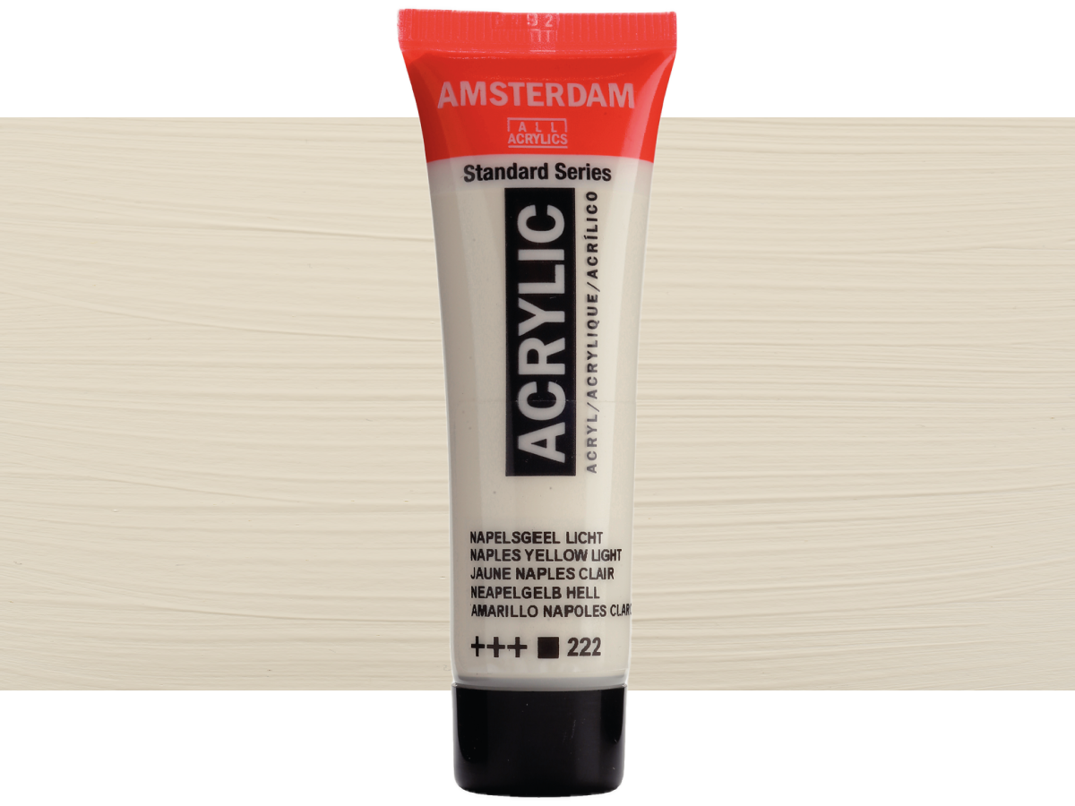 TALENS AMSTERDAM STANDARD 20ML 222 NEAPELGELB HELL 1