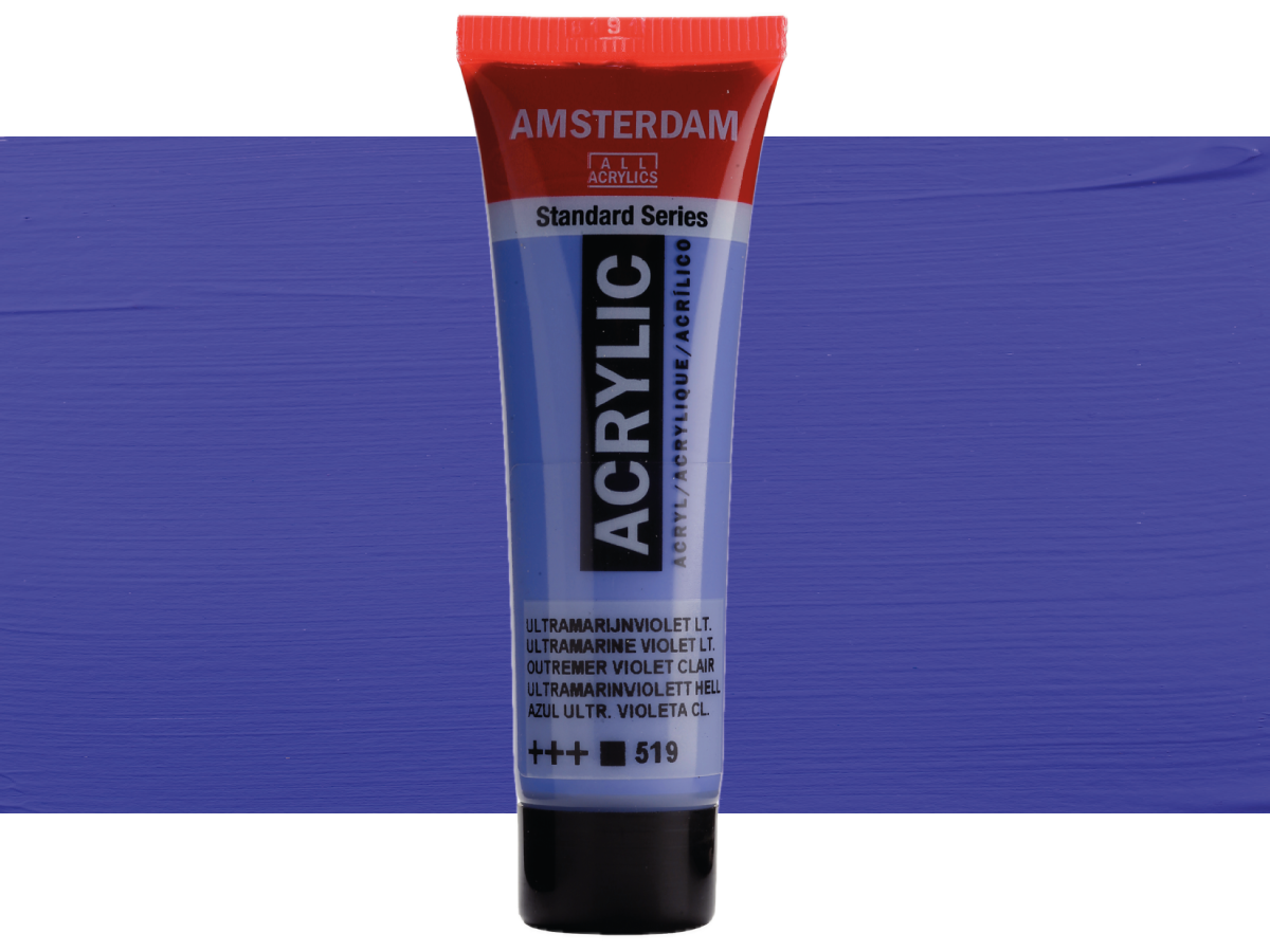 TALENS AMSTERDAM STANDARD 20ML 519 ULTRMARINVIOLETT HELL 1