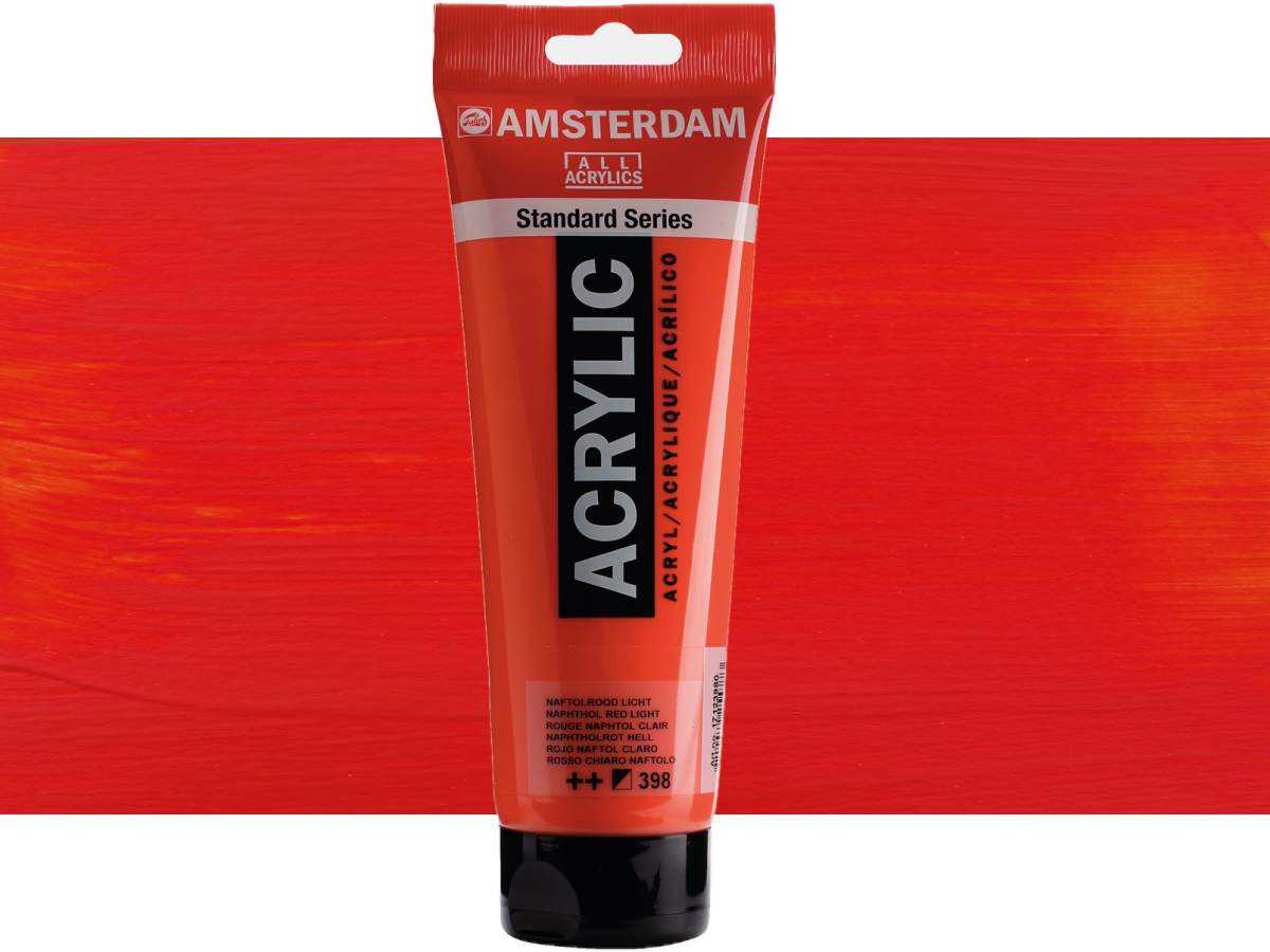 TALENS AMSTERDAM STANDARD ACRYL 250ML 398 NAPHTHOLROT HELL 1