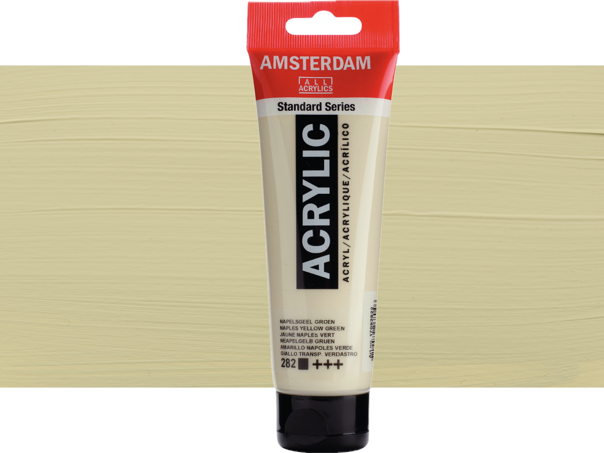 TALENS AMSTERDAM STANDARD ACRYL 120ML 282 NEAPELGELBGRÜN 1
