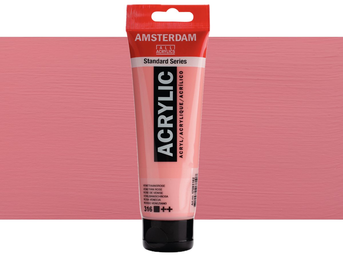 TALENS AMSTERDAM STANDARD ACRYL 120ML 316 VENEZIANISCH ROSA 1