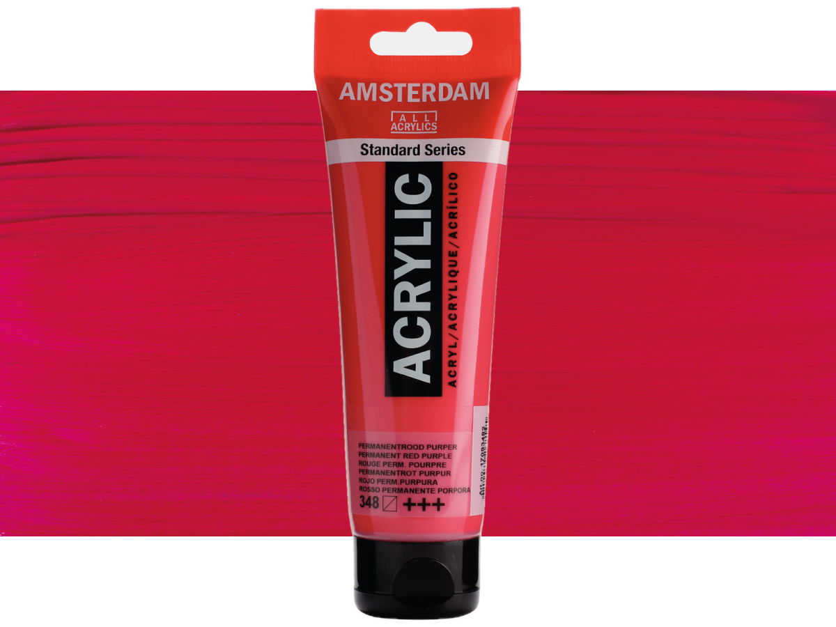 TALENS AMSTERDAM STANDARD ACRYL 120ML 348 PERMANENT PURPUR 1