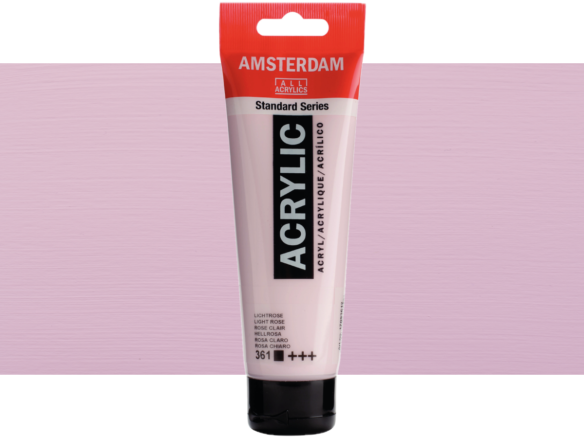 TALENS AMSTERDAM STANDARD ACRYL 120ML 361 HELLROSA 1