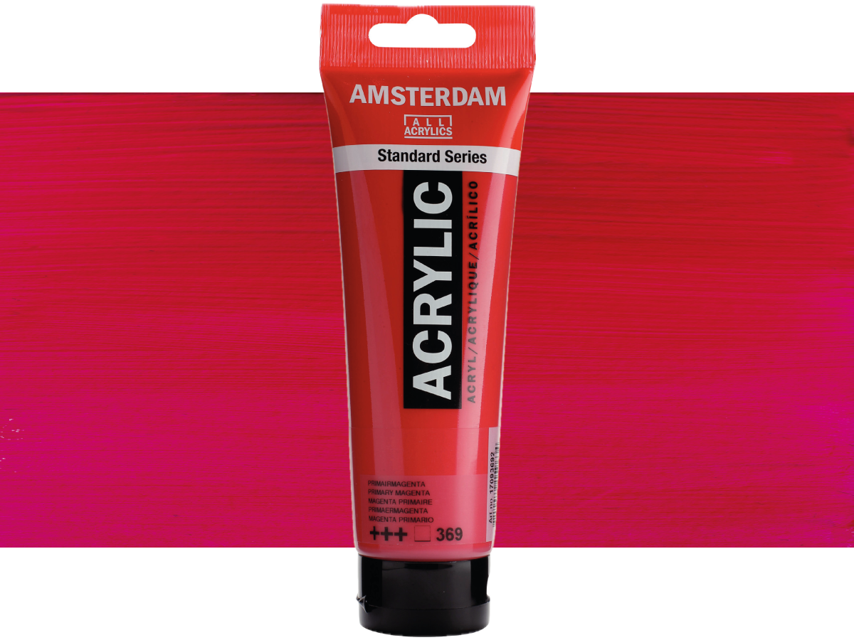TALENS AMSTERDAM STANDARD ACRYL 120ML 369 PRIMÄRMAGENTA 1