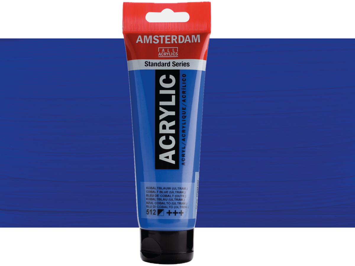 TALENS AMSTERDAM STANDARD ACRYL 120ML 512 KOBALTB.ULTRAMARIN 1