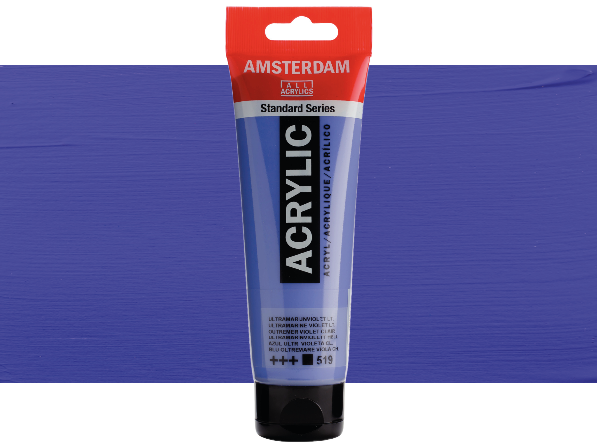 TALENS AMSTERDAM STANDARD ACRYL 120ML 519 ULTRAMARINVIOLET H 1