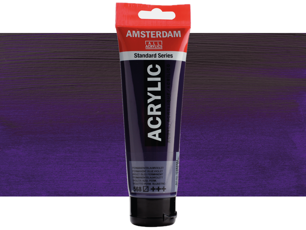 TALENS AMSTERDAM STANDARD ACRYL 120ML 568 PERM. BLAUVIOLETT 1