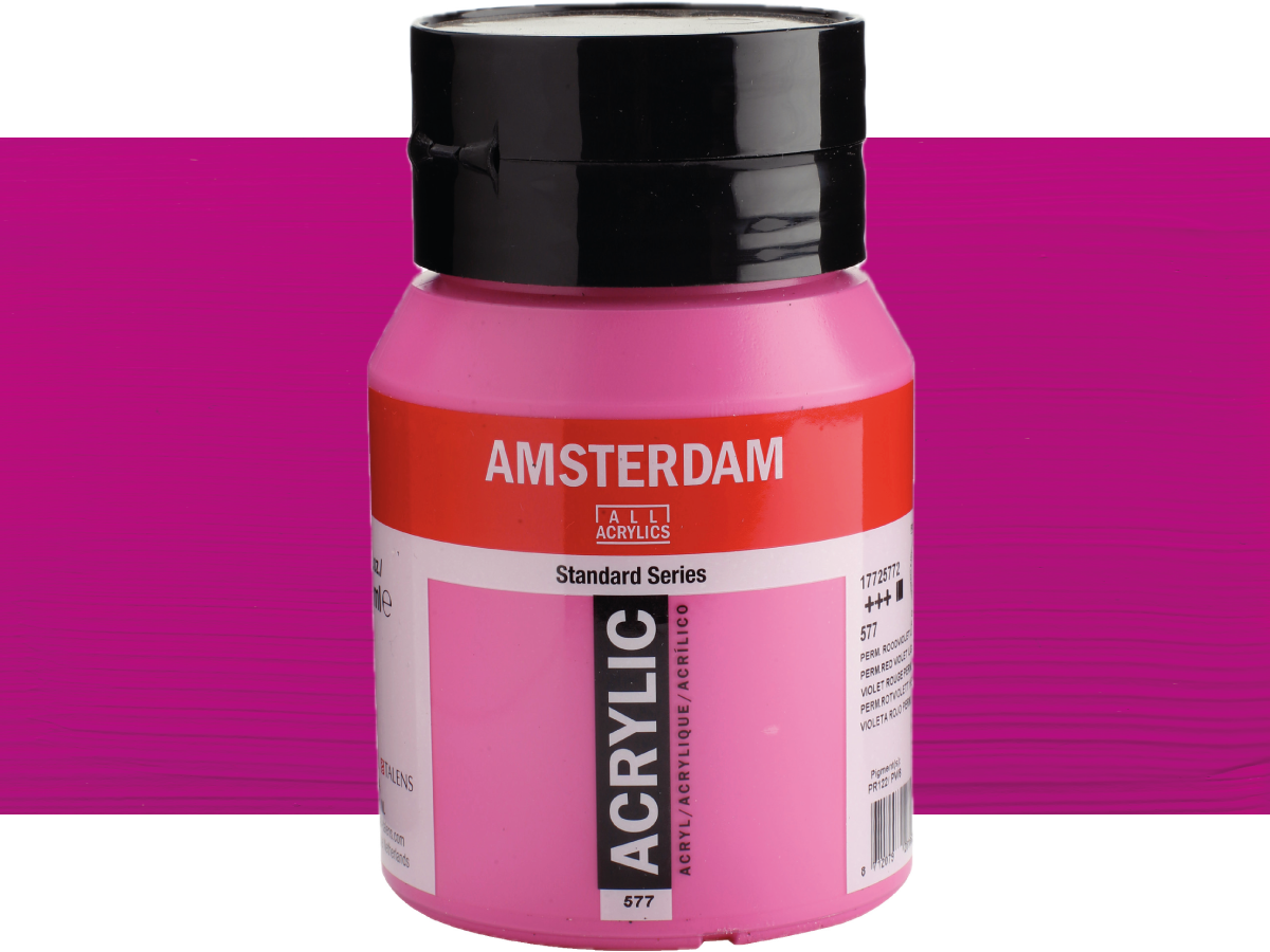 TALENS AMSTERDAM STANDARD ACRYL 500ML 577 PERM.ROTVIOLETTH 1