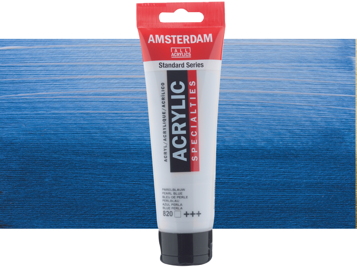 TALENS AMSTERDAM STANDARD ACRYL 120ML 820 PERLBLAU 1