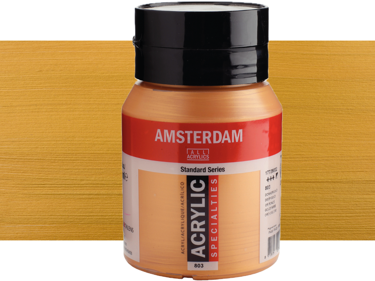TALENS AMSTERDAM STANDARD ACRYL 500ML 803 GOLDFARBE 1