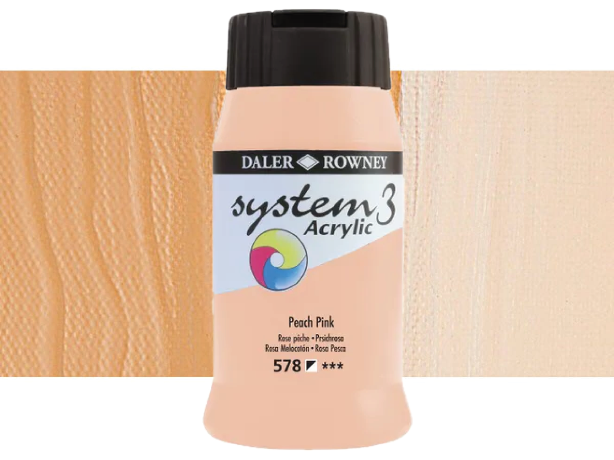 ROWNEY SYSTEM 3 ACRYL 500ML 578 S1 FLESH TINT 1