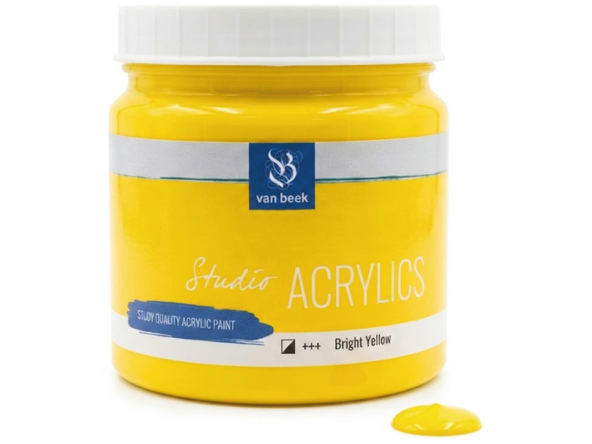 VAN BEEK ACRYL 1000ML 002 S1 BRILLIANTGELB 1