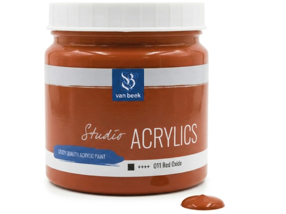 VAN BEEK ACRYL 1000ML 011 S1 OXIDROT 1