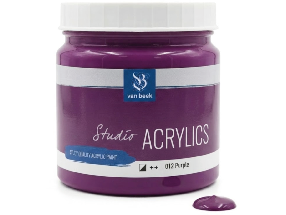 VAN BEEK ACRYL 1000ML 012 S1 VIOLETT 1
