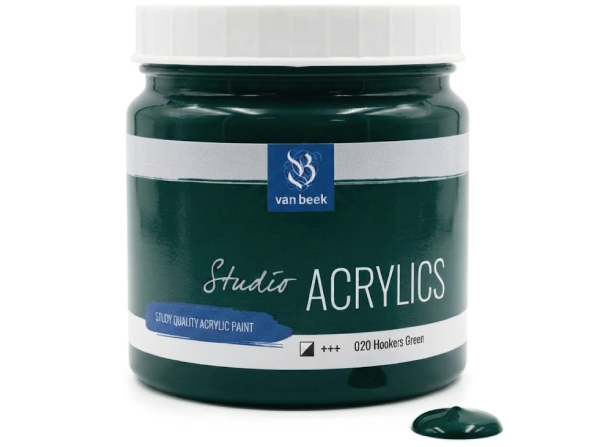 VAN BEEK ACRYL 1000ML 020 S1 HOOKERSGRÜN 1